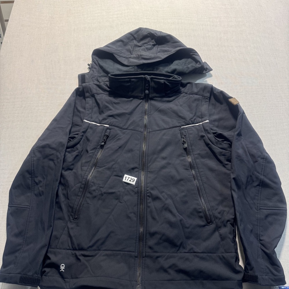Little Donkey Andy Softshell Jacket‎ Mens M Black Pre-owned